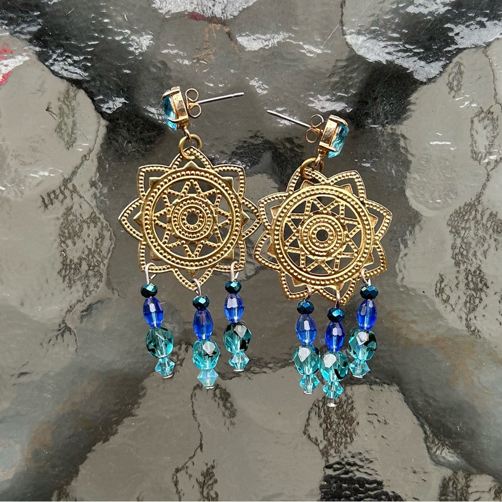 ☀️GOLD FILIGREE EARRINGS!☀️